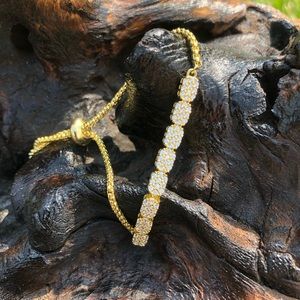 Nordstrom Bracelet Pave CZ Gold Tone Adjustable